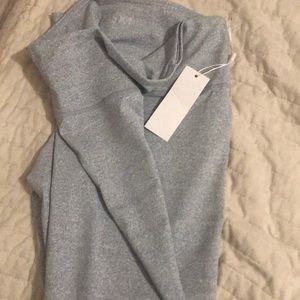 Large high waist marble grey saski leggings